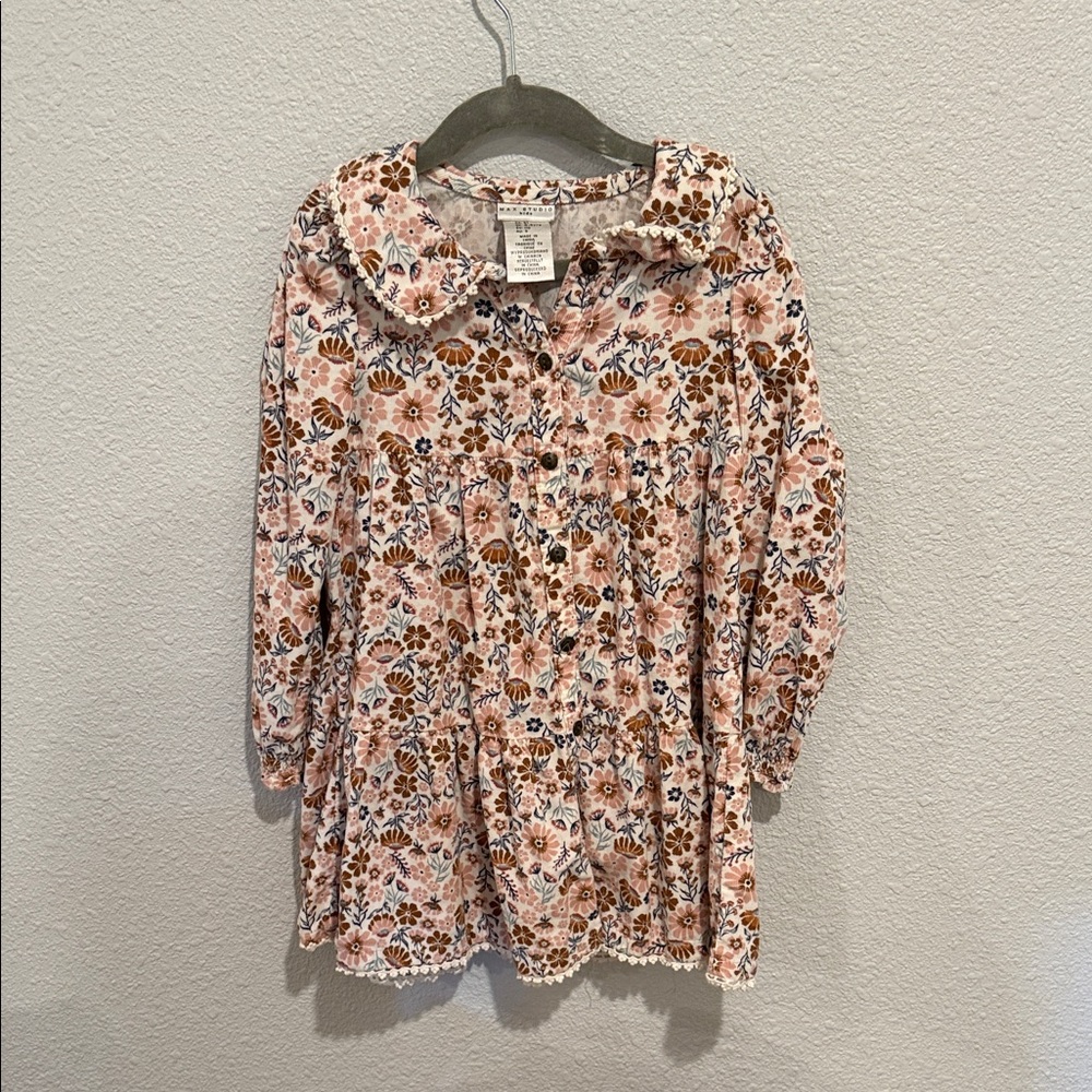 Max Studio Kids Floral Pattern Dress